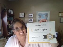 Sandie Gipson | ISSA Nutritionist new
